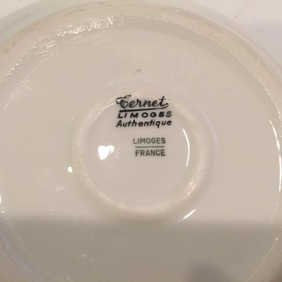 Vintage 1970's French Limoges Floral candy nut Potpourri trinket dish with cover - Picture 5 of 6